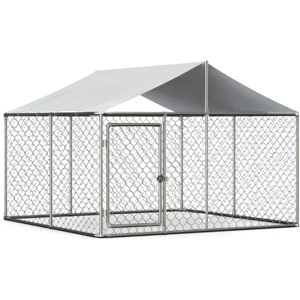 JOVNO Heavy Duty Dog Cage Outdoor Dog Kennels Outside Pet Playpen for Dogs